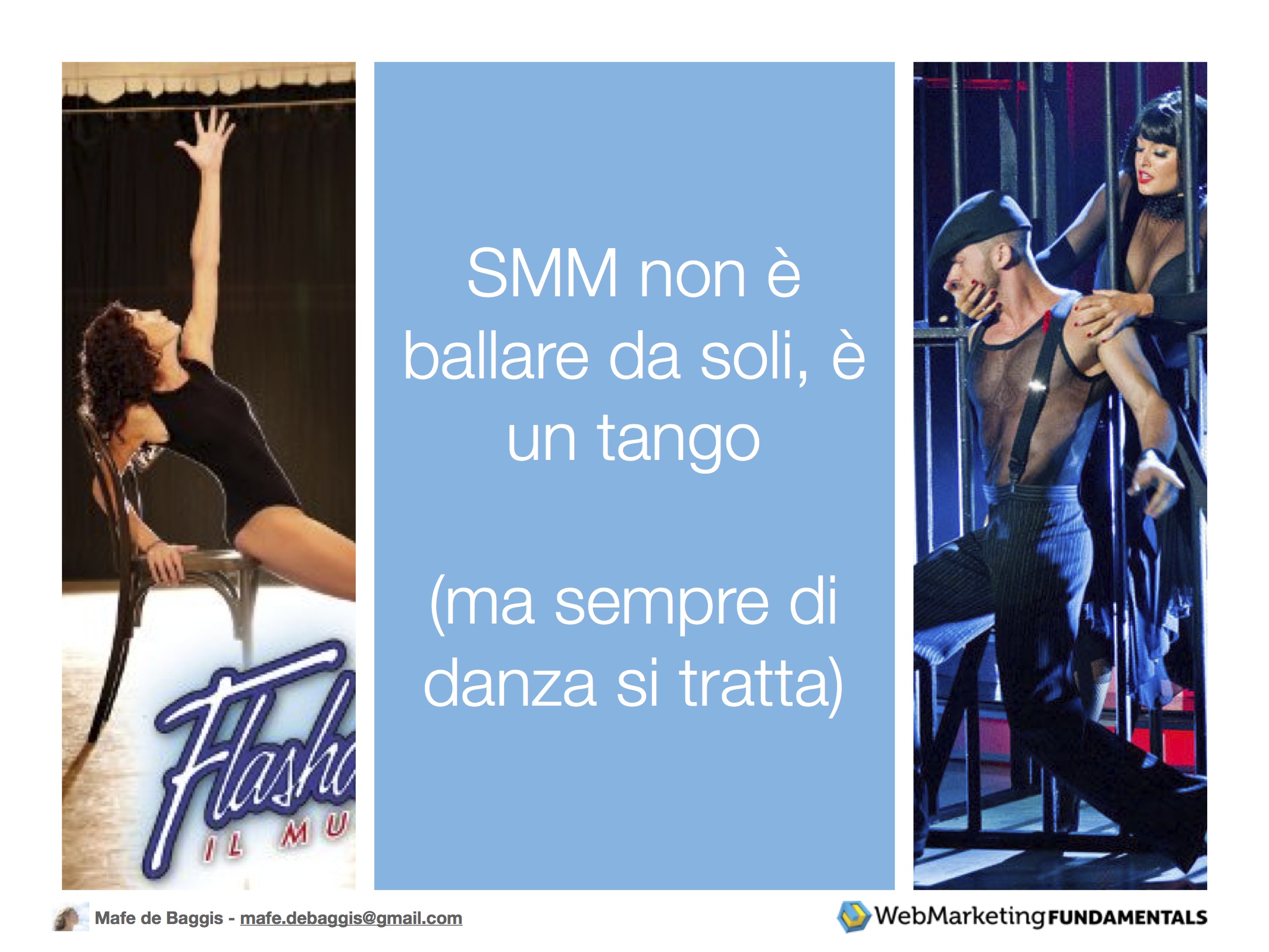 SMM non è ballare da soli, è un tango (ma sempre di danza si tratta)